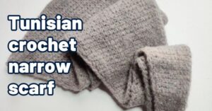 Cover photo narrow triangle scarf