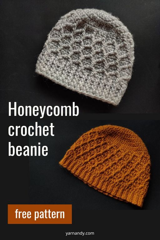 Honeycomb beanie crochet pattern 12 Pin about honeycomb beanie pattern